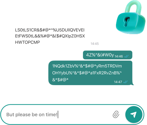 KhudiChat encrypted conversation
